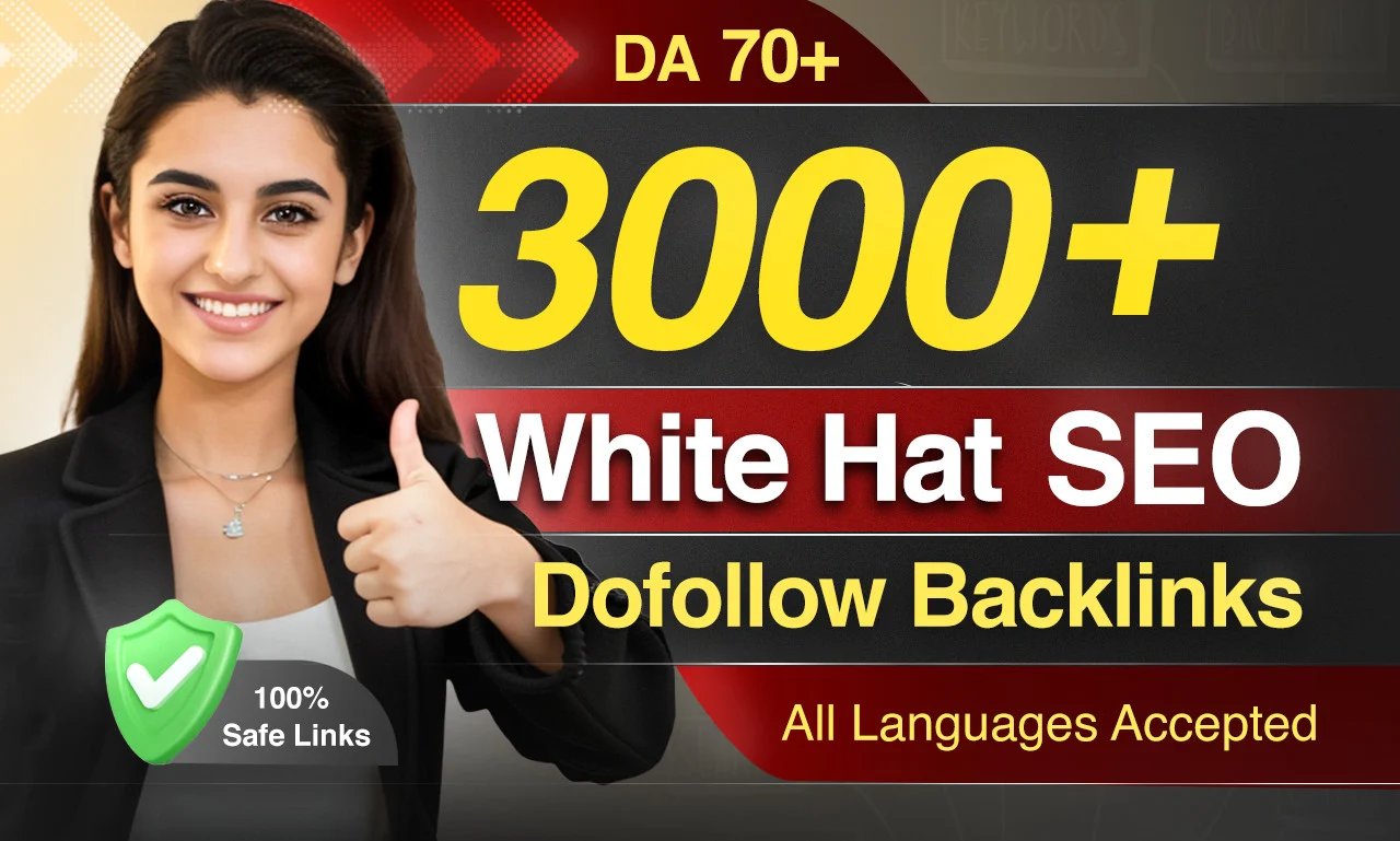 Create 3000 Contextual White Hat SEO Dofollow Backlinks High Quality